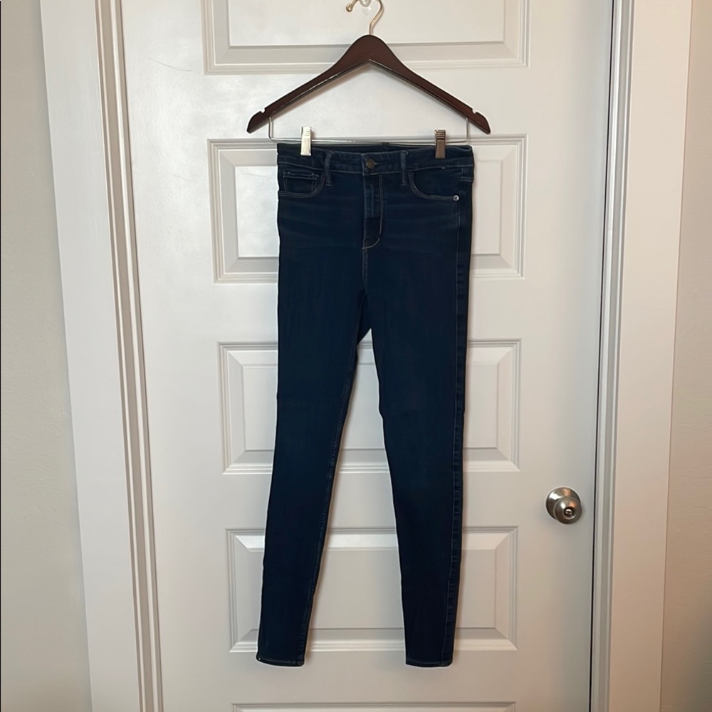 Women's Abercrombie & Fitch Dark Blue Jeans